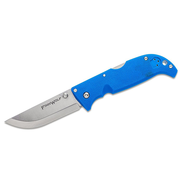 Cold Steel Finn Wolf Klappmesser – AUS-8A Stahl, Satiniert, Griv EX Griff, Für Outdoor & Camping