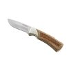 Нож Boker Magnum Woodcraft с острие от стомана 440A и дръжка от дърво. Универсален фиксиран нож с кожена кания, идеален за лов, къмпинг и bushcraft дейности.